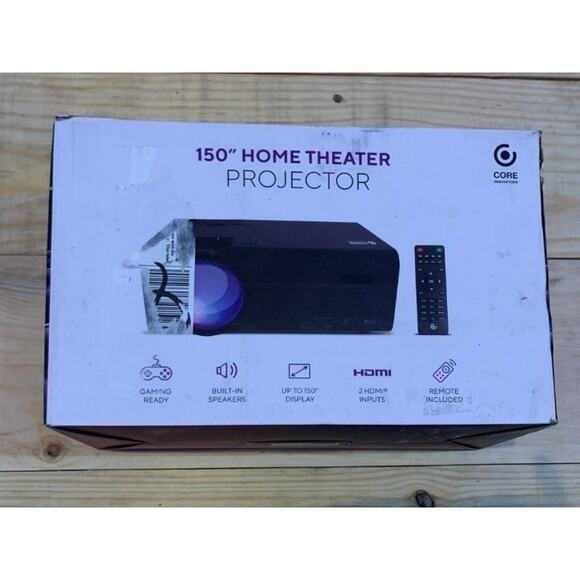 Core Innovations CJR600 150 LCD Home Theater Projector (Black) - Picture 1 of 2
